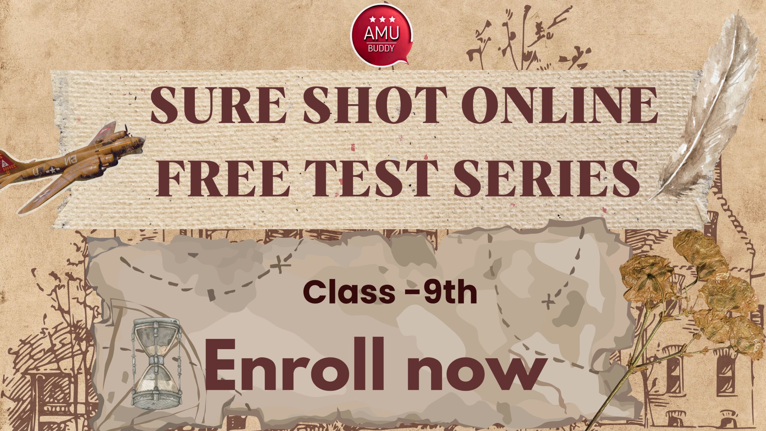 amu class 9 Free test series